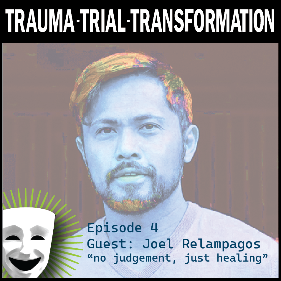 Podcast Trauma Trial Transformation social media ad joel
