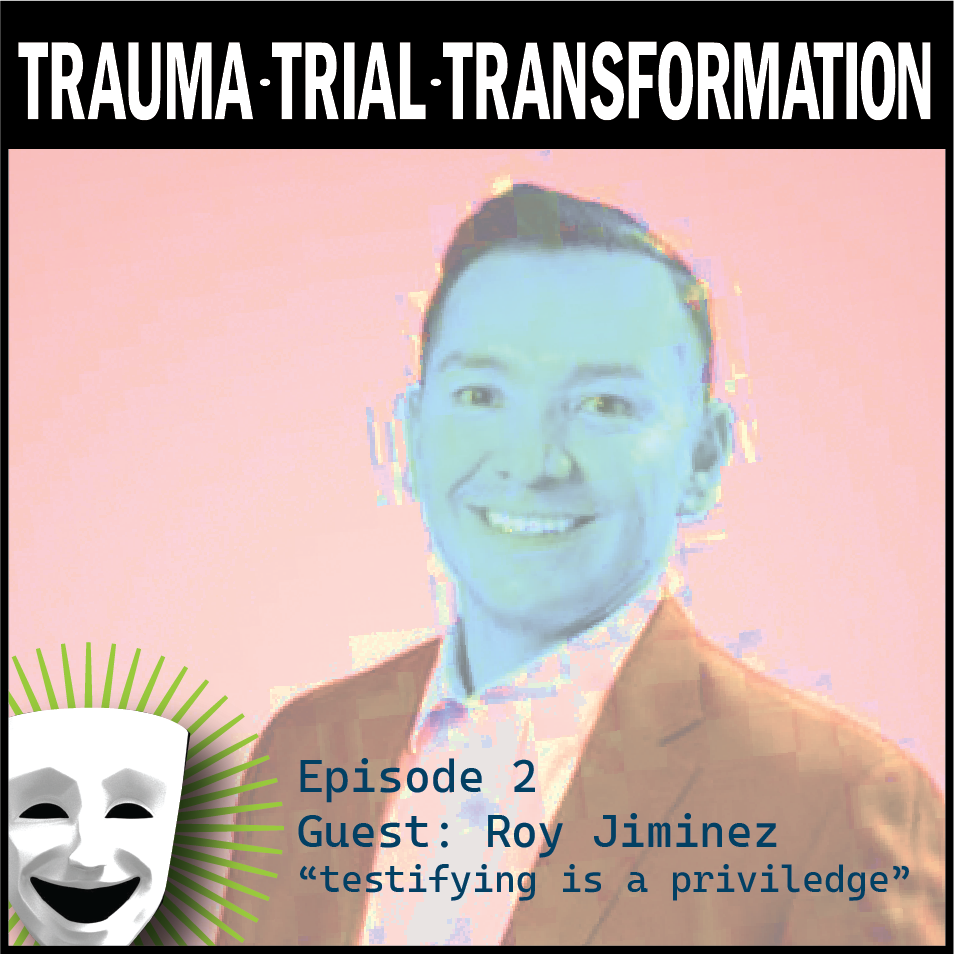 Podcast Trauma Trial Transformation social media ad roy